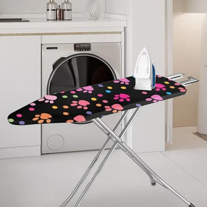 Flashideas Dog Paw Prints Ironing Board Cover and Pad- 52" x 13" Iron Board Cover Fits Standard Size, Iron Board Cover Accessories - color: Dog Paw Prints 1