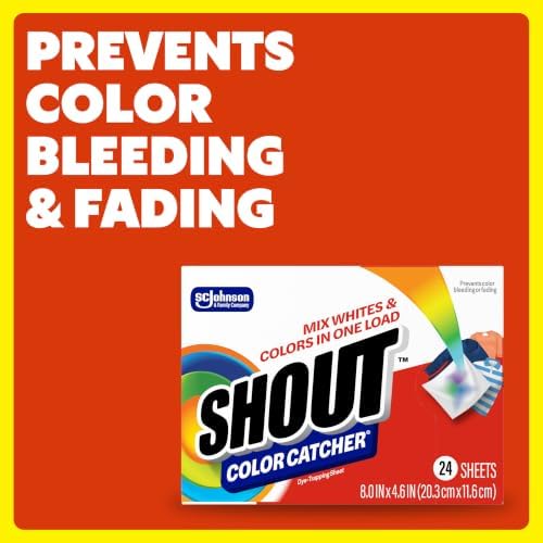 Shout Color Catcher, Dye-Trapping Sheets, 24 Sheets - size: 24 Count (Pack of 1)