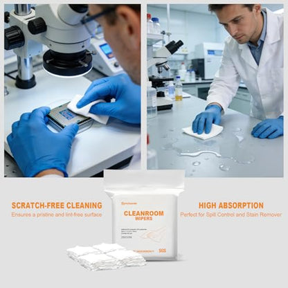 Microfiber Cloths 4"x4"(400 Pcs,200GSM)