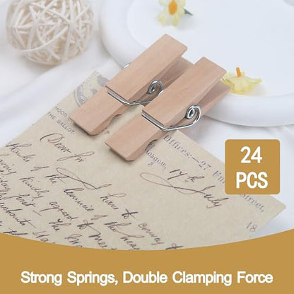 Large Wooden clothespins for Clothes 2.85 Inches Length,for Hanging Clothes,Craft,Food Opened Bags,DIY