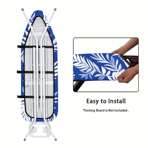 Nuxovilar Tropical Leaves Ironing Board Cover 15x54 Polyester - color: Ycr01982, size: 15×54 inch
