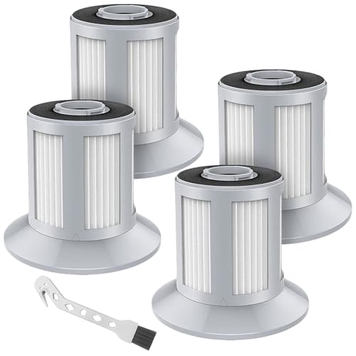 4-Pack 2156A Replacement Vacuum Filter for Bissell Zing 2156 1665 1665W 2156E 16652 Zing Bagless Canister Vacuum Cleaner, Compare to Part 1613056