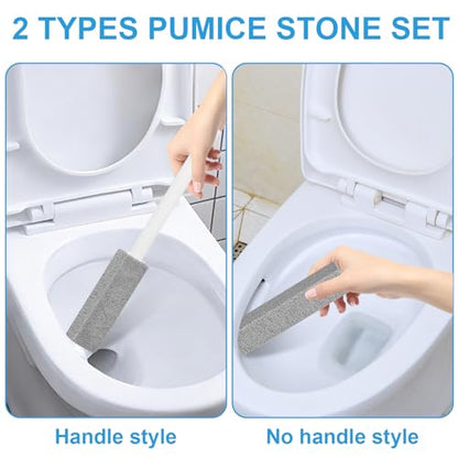 6 Packs Pumice Stone Toilet Bowl Cleaner, Pumice Stone for Cleaning, Powerfully Cleans Hard Water Rings, for Cleaning Toilets, Bathtubs, Grills, Swimming Pools, Sinks - size: 6 Pack