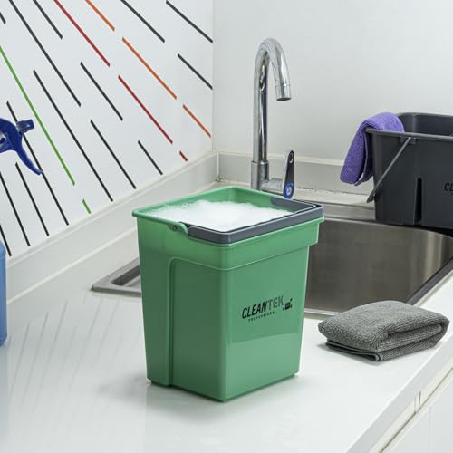 Restaurantware 4 qt Green Cleaning Bucket - color: Green, size: 4 Quarts