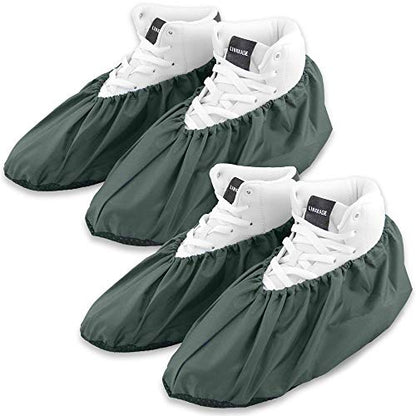 Reusable Boot & Shoe Covers, Washable, Non-Slip, 2 Pairs, X-Large - color: Grey, size: Extra Large