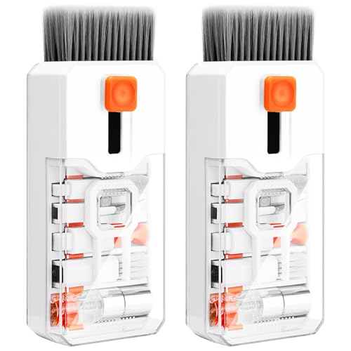 2 Pack Keyboard Cleaner & Laptop Cleaning Kit, All-in-1 for Computer PC - color: Multi