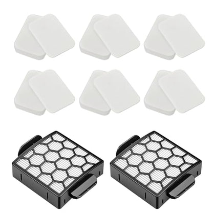 2 Pack ZU60 Filter Replacement Kit for Shark Navigator Zero-M Self-Cleaning