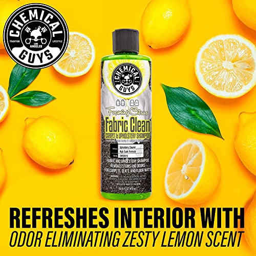 Chemical Guys, Foaming Citrus Fabric & Carpet Cleaner, Seats & Mats, 16 oz - size: 16 Fl Oz (Pack of 1)