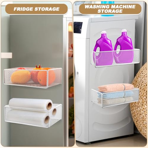 Magnetic Shelf for Washer & Dryer, Laundry Room Organizer, 11lb Capacity