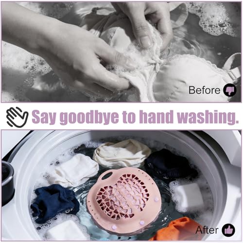 2 PCS Silicone Bra Washing Bag for Laundry, Washing Machine Bra Protector Underwear Holder Laundry Storage Bag Lingerie Wash Bag