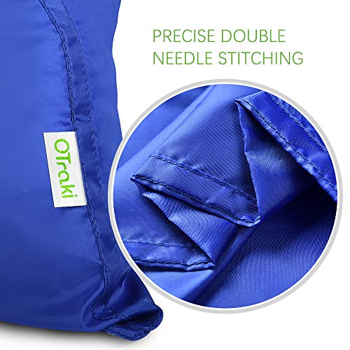 OTraki 24x32 Inch Laundry Bags XL Travel Laundry Bag Machine Washable Dirty Clothes Organizer with Drawstring Closure Heavy Duty Laundry Storage Bags, Drying Do Not Exceed 176℉ Blue - size: 24x32 inch