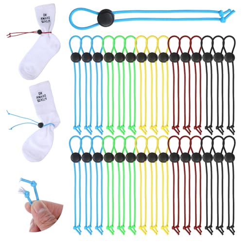 30 Pcs Sock Clips for Laundry Versatile Sock Holder & Sock Tie Clips for Washing Machine Keep Socks Together in Laundry with Adjustable Sock Laundry Clips Locks Your Socks