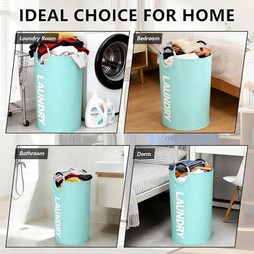 A Large 90 Liter Laundry,Blue - color: Blue