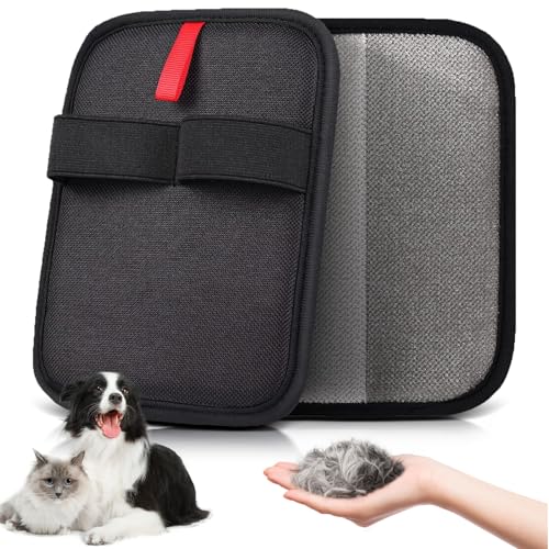 Pet Hair Removal Glove Brush – Reusable Grooming Tool for Cats and Dogs, Ideal for Clothing, Furniture, Carpets, Cat Beds, Car Seats, and More – Upgraded Static Fur Remover (1 Piece)