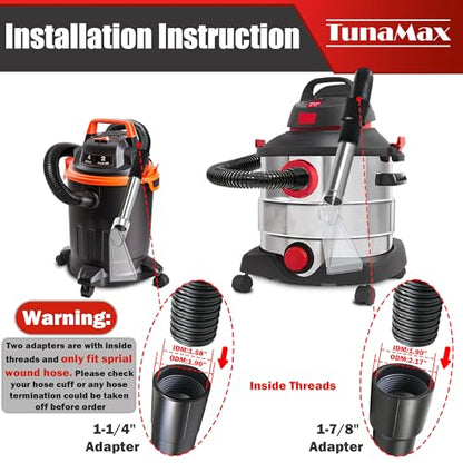 TunaMax Extractor Tool Hand Wand with Clear Head, Car Detailing Vacuum Wand