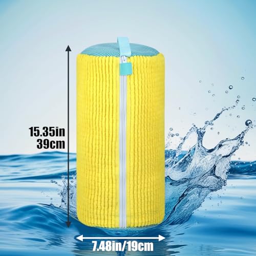 2 Pack Shoe Washing Machine Bag, Yellow - color: Yellow
