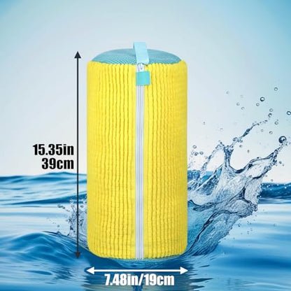 2 Pack Shoe Washing Machine Bag, Yellow - color: Yellow