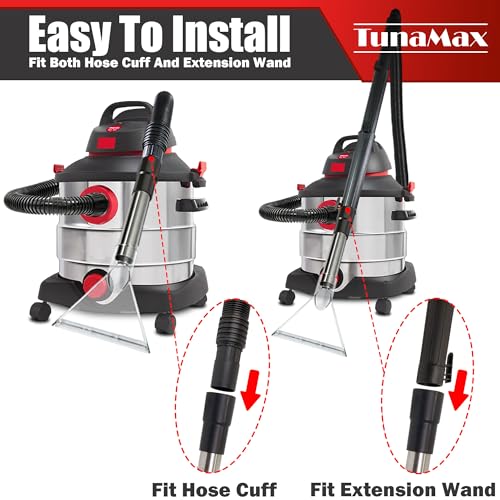 TunaMax Universal Work with All Shop Vacs Clear Extractor Attachment - size: Large