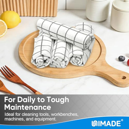 UNIMADE Microfiber Cleaning Cloths, 100 Sheets Kitchen Towels & Dish Cloths - color: Brid Pattern