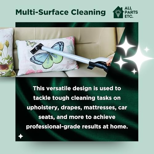 Universal Upholstery Vacuum Attachment - Compatible with 1.25” Vacuum Hoses & Shop Vac, Bissell, Nutone, Eureka, Beam, Central Vacuums & More - color: Upholstery Tool