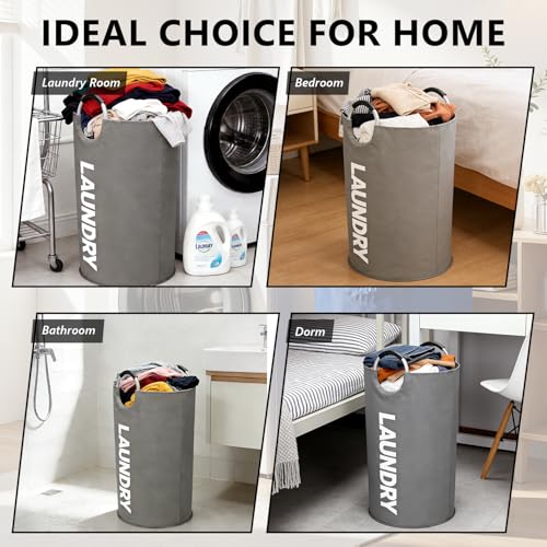 A Large 90 Liter Laundry,Grey - color: Grey