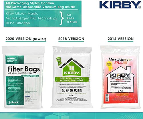 Kirby 204811 Filter Bag Six Pack Micron Magic HEPA (6 Filter Bags) - size: 6 Filter Bags