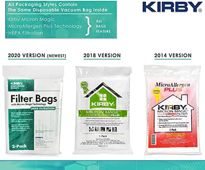 Kirby 204811 Filter Bag Six Pack Micron Magic HEPA (6 Filter Bags) - size: 6 Filter Bags