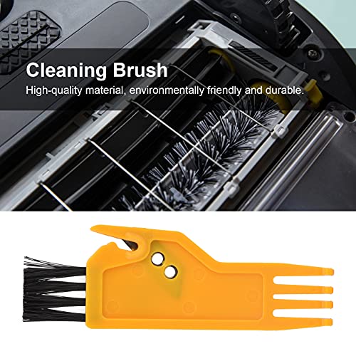 Sweeping Robot Handheld Vacuum Sweeper Parts, ABS Vacuum Brush Cleaning Tool, Yellow Vacuum Roller Tool Cleaning Brush Replacement for Xiaomi, Shark, Dreame, Eufy, 1Pcs - color: Yellow
