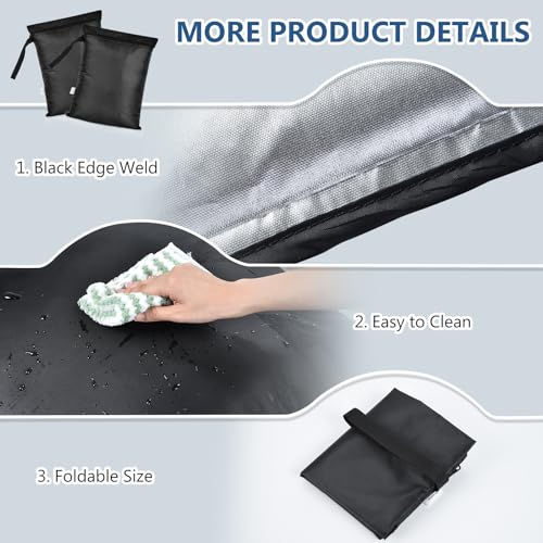 OTraki 2PCS Small Wet Bag for Swimsuit 12x14 Inch Waterproof Wet Dry Bag - size: 12 × 14 inch