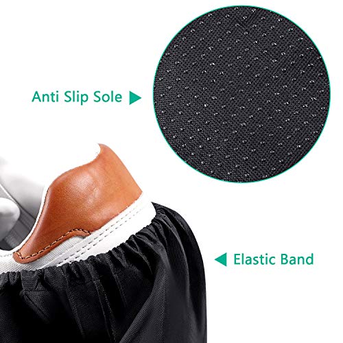 Frienda 8 Pairs Reusable Shoe Covers Waterproof Non Slip Floor,Large - size: Large