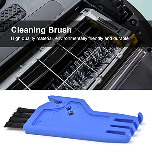 Sweeping Robot Handheld Vacuum Sweeper Parts, ABS Vacuum Brush Cleaning Tool, Blue Vacuum Roller Tool Cleaning Brush Replacement for Xiaomi, Shark, Dreame, Eufy, 1Pcs - color: Blue