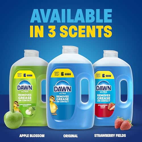 Dawn Ultra Dish Soap Refill Jug, Large Size Original Blue Liquid Dishwashing Detergent, Powerful Dish Soap for Grease, 51.5 oz - size: 51.5 Fl Oz (Pack of 1)