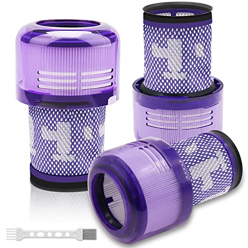 V12 Cordless Vacuum Filter Compatible with Dyson V12 Detect Slim, Removable and Washable V12 Replacement Filter, Part No.971517-01