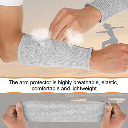Neer 4 Pair Protective Arm Sleeves Cover,7.9 Inch,Black,Gray - color: Black, Gray, size: 7.9 Inch