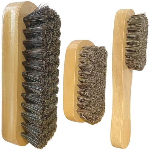 Horsehair Laundry Stain Brush Clothe Brush Shoe Soft Bristle Cleaning Brush