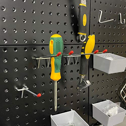 Wallmaster Garage Pegboard Storage Organizer - 48pcs Pegboard Hooks Set