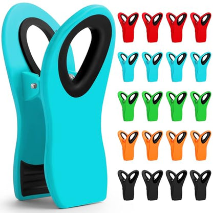 JETMORE 20 Pack Chip Clips, Food Clips, Magnetic Bag Clip for Chips, Snack - color: 20 Pack-mr-1