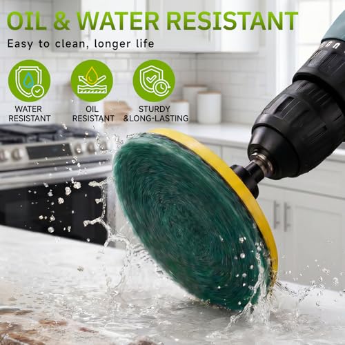 5 Inch Hook and Loop Scuff Discs, Scouring Pads for Cleaning 10Pcs - color: Mix Color 10pcs