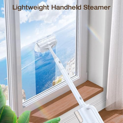 Steam Cleaner, Detachable 10-in-1 Handheld Steam Mop for Multi-Surface - color: Light White