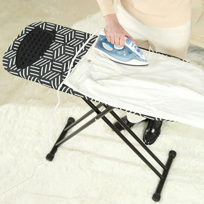 Ironing Board 43''x13'', 7 Adjustable Heights, Compact Design Saves Space - size: 43"L x 13"W