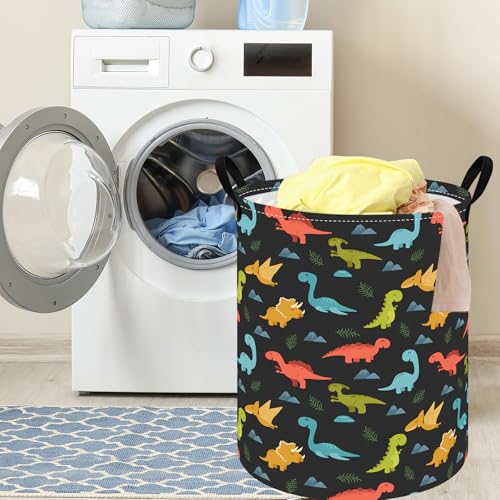 Boys Foldable Storage Basket 63L Kids Hamper with Waterproof Lining & Leather Handles Baby Organizer Bins for Boys' Bedroom, Laundry, Toys, and Gift - color: 25112803