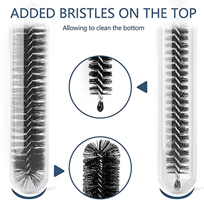 Ixiaoyoo 12 Pcs Straw Cleaner Brushes Set, 8.2 Inch Nylon Cleaning Brush - color: 8.2 Inch Black Cleaning Brushes