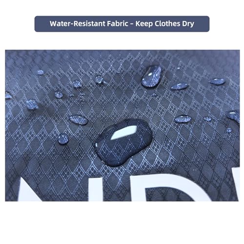 GOGOODA Travel Laundry Bags Reusable Dirty Clothes Bag with Handle - color: Navy Blue