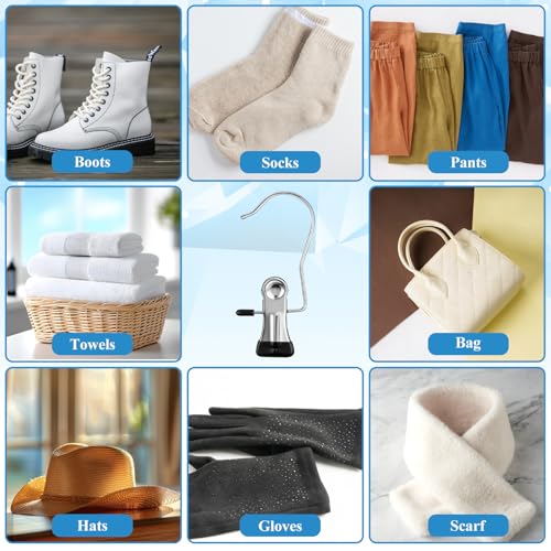 200 Pcs Laundry Hooks Hanging Clips Clothes Pins Closet Hanger Organizer Clamps Socks Towel Clips Heavy Duty Clothespins Bulk Hanger Clip for Closet Travel Pants Socks Handbags