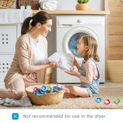 Blulu 12 Pieces Pet Hair Remover for Laundry, Stylish Color - color: Stylish Color