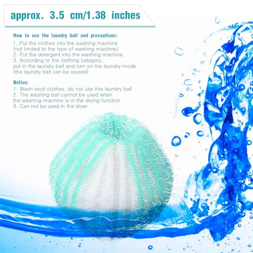 Blulu 12 Pieces Pet Hair Remover for Laundry, Fresh Color - color: Fresh Color