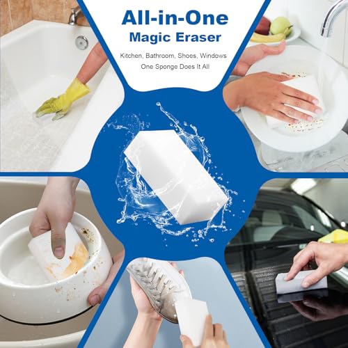 21-Pack Extra-Thick Melamine Cleaning Sponges - size: 21 Ct (Extra-Thick)