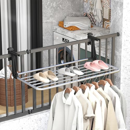 Tangkula Portable Clothes Drying Rack for Indoor & Outdoor Use(Large) - size: Large
