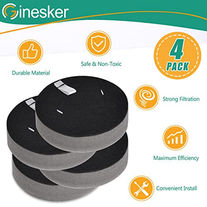 3070 Filter Replacement for Bissell Cleanview Pet Slim 3080 2831 3339 2903 2921 Pet Hair 2897 4 Pack Filter for Bissell PowerEdge 2900A 2900 3274 Vacuum Compare to Part # 1623102
