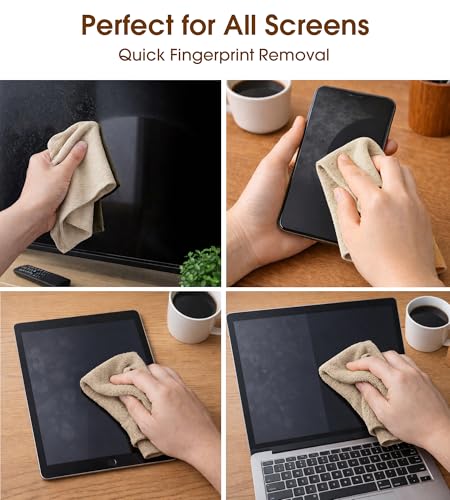 KitchLife Microfiber Cleaning Cloth Roll, 200 Pack - Tear-Away Microfiber Paper Towels, Lint-Free, Reusable, Washable for Kitchen, Car, Dishes, and Sensitive Surfaces (Sand Beige) - color: Sand Beige, size: 100 Pack x 2